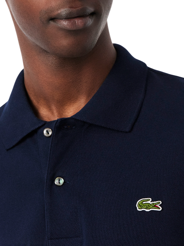 Lacoste polo manica corta 12.12 in piquè blu navy 1212 166 LACOSTE