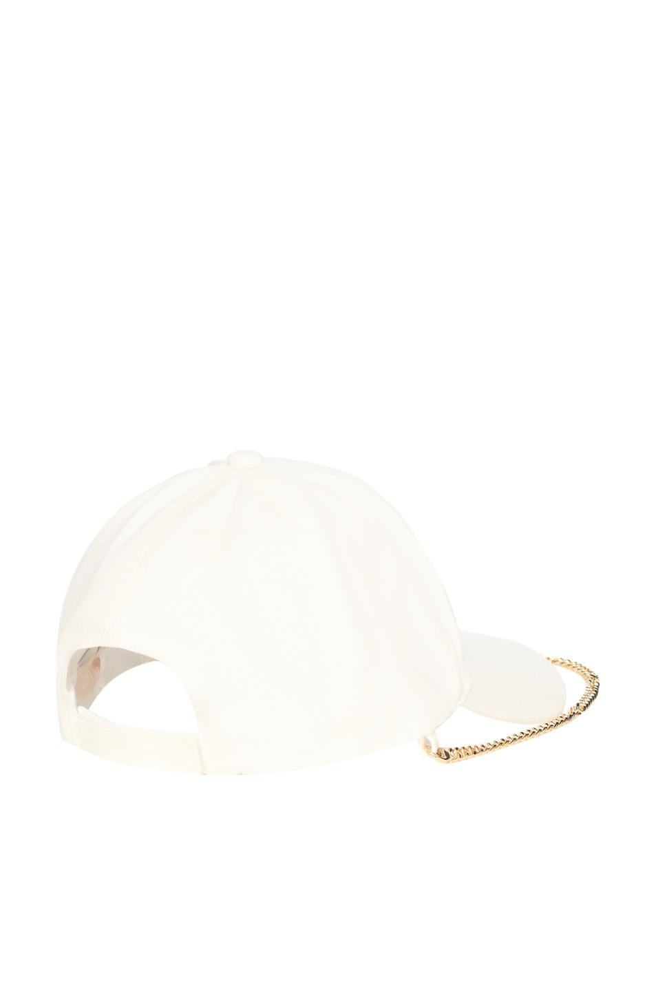 Liu Jo cappello da visiera con logo gioiello panna TA6292T419A M9136 LIU JO
