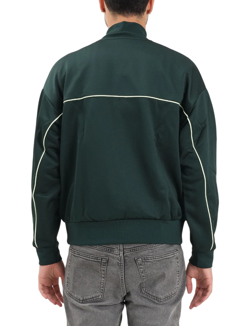 Lacoste felpa con zip uomo verde SH5684 YZP LACOSTE