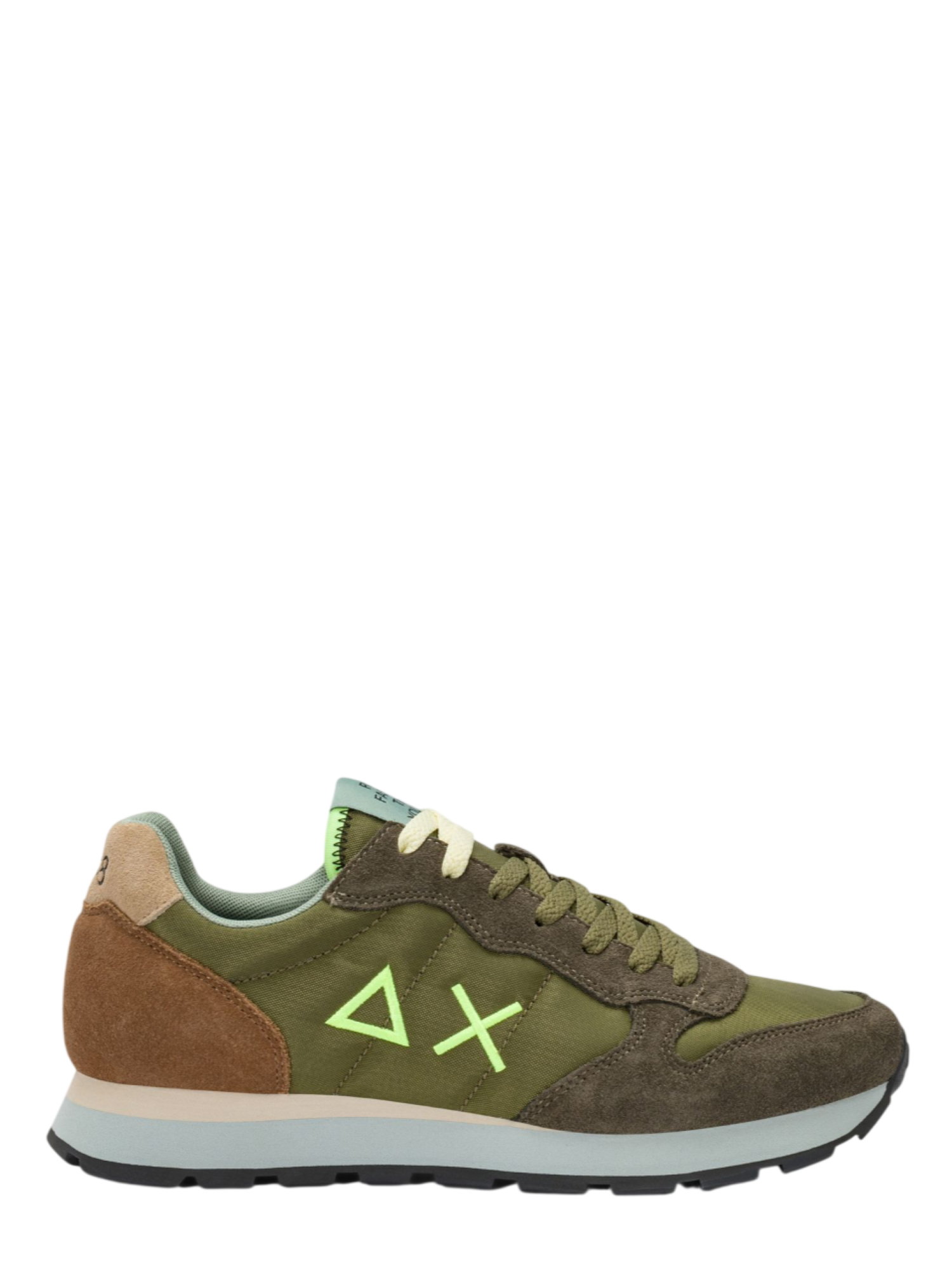Sun68 sneakers uomo Tom Multicolor verde militare Z36106 MILITARE SUN68