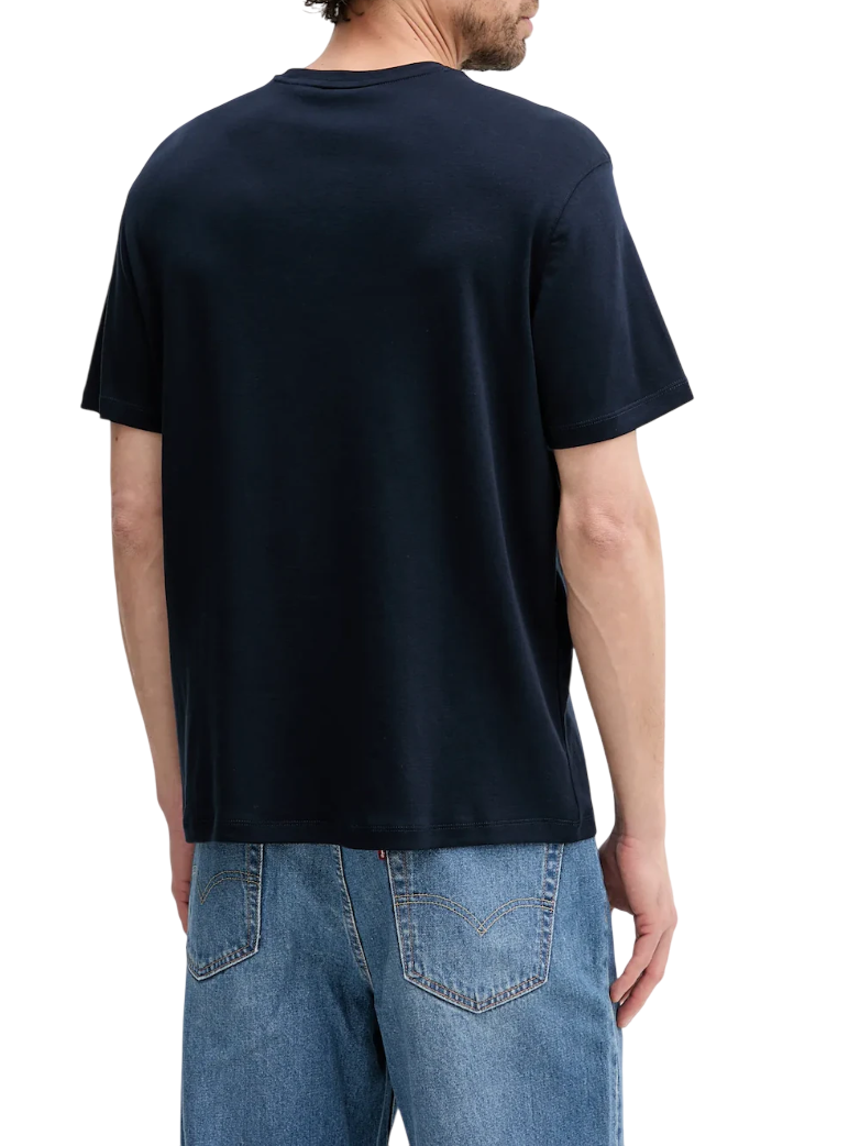 Calvin Klein T-shirt manica corta in cotone Pima blu LV04LB275G CEF Calvin Klein