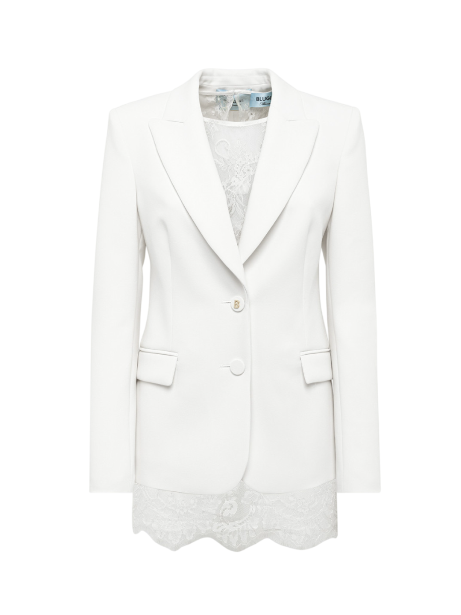 Blugirl giacca blazer in crepe con top bianco latte RA5204T2968 10103 BLUGIRL