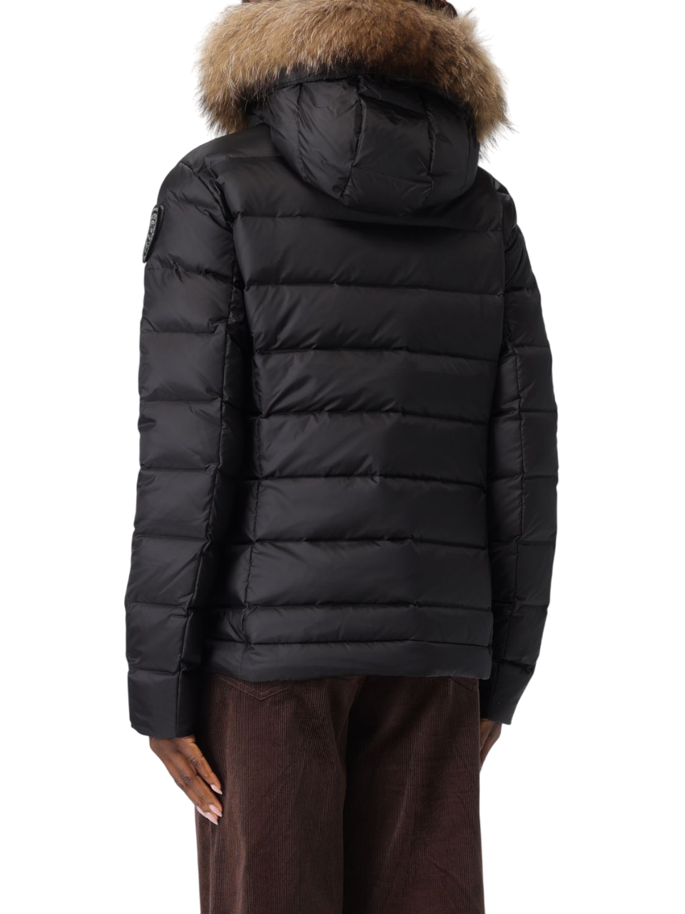 Blauer piumino donna Arcadia con cappuccio nero 25WBLDC03099-006047 999EI BLAUER