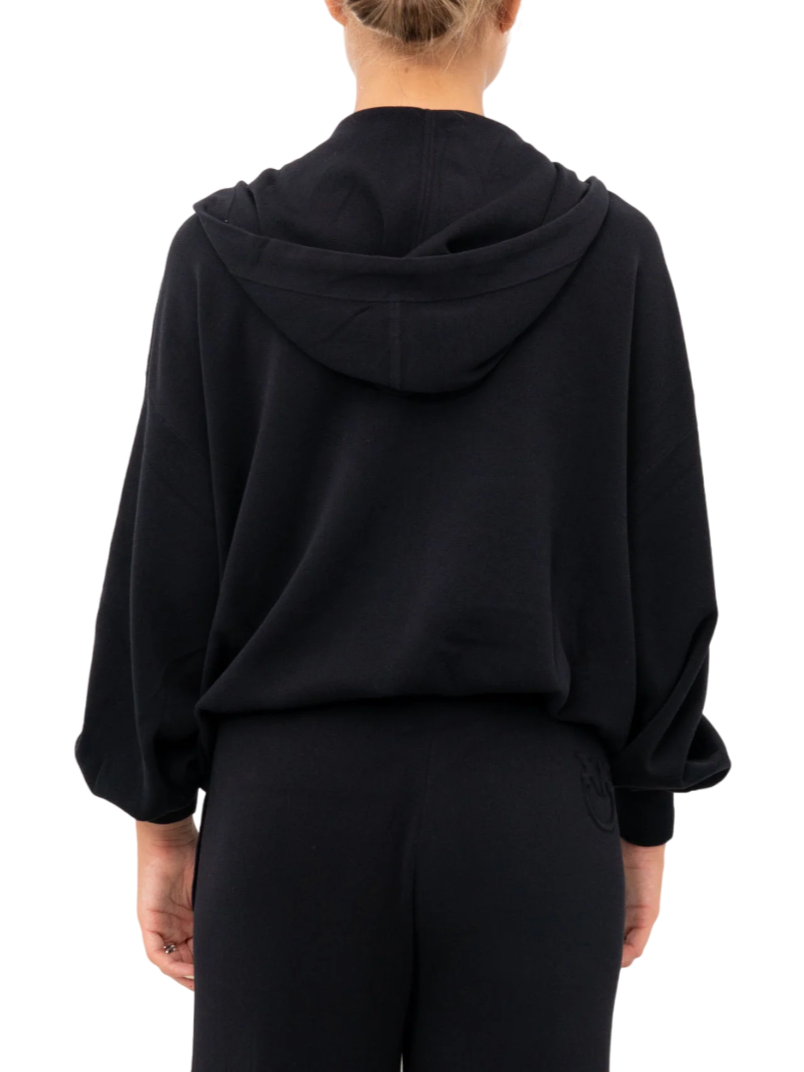 Pinko giacca Tirage con zip e cappuccio nero 104001-A115 Z99 PINKO