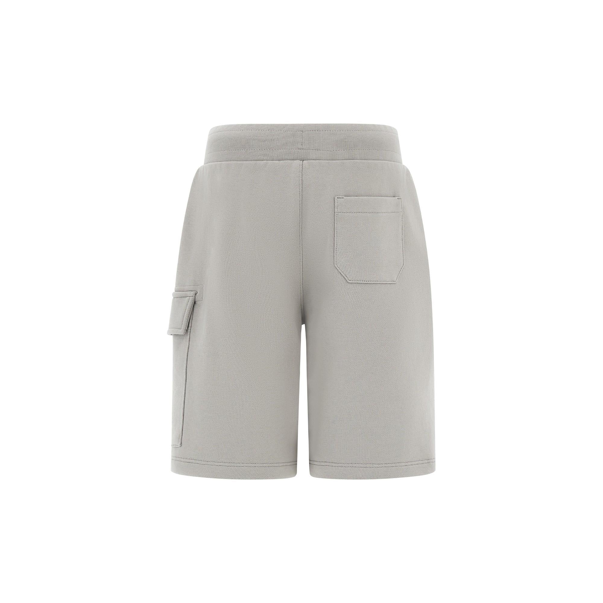 C.P. Company bermuda cargo bambino in felpa grigio CPQ002-LCA69 60069 C.P. COMPANY U16