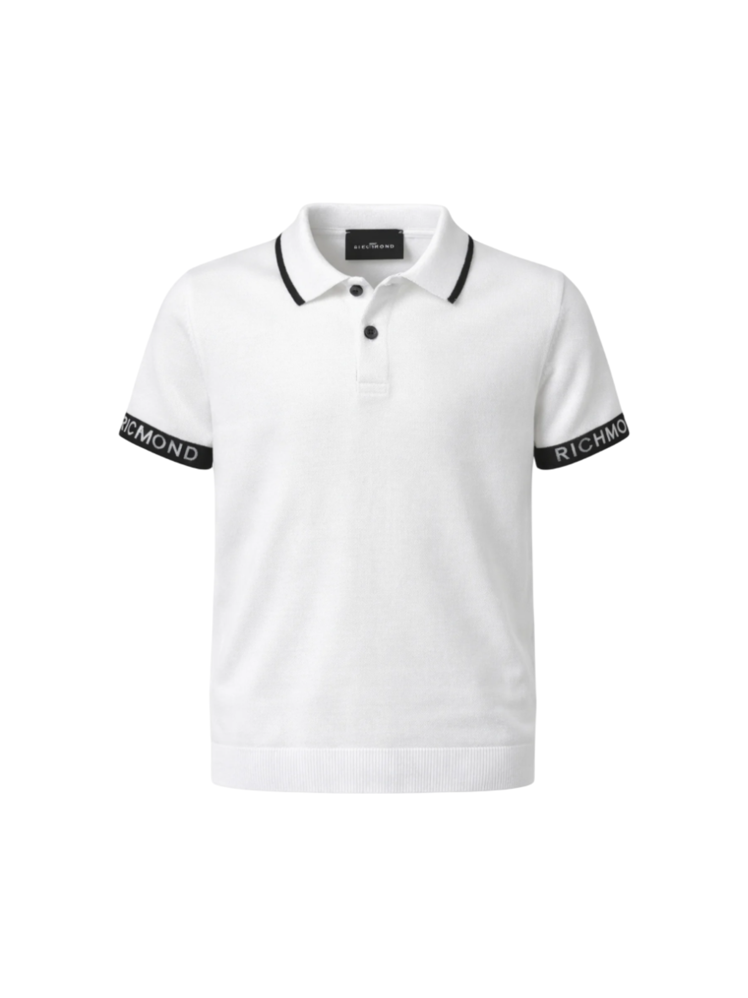 John Richmond polo Diallek manica corta bianco RBP26147PO WHITE John RICHMOND