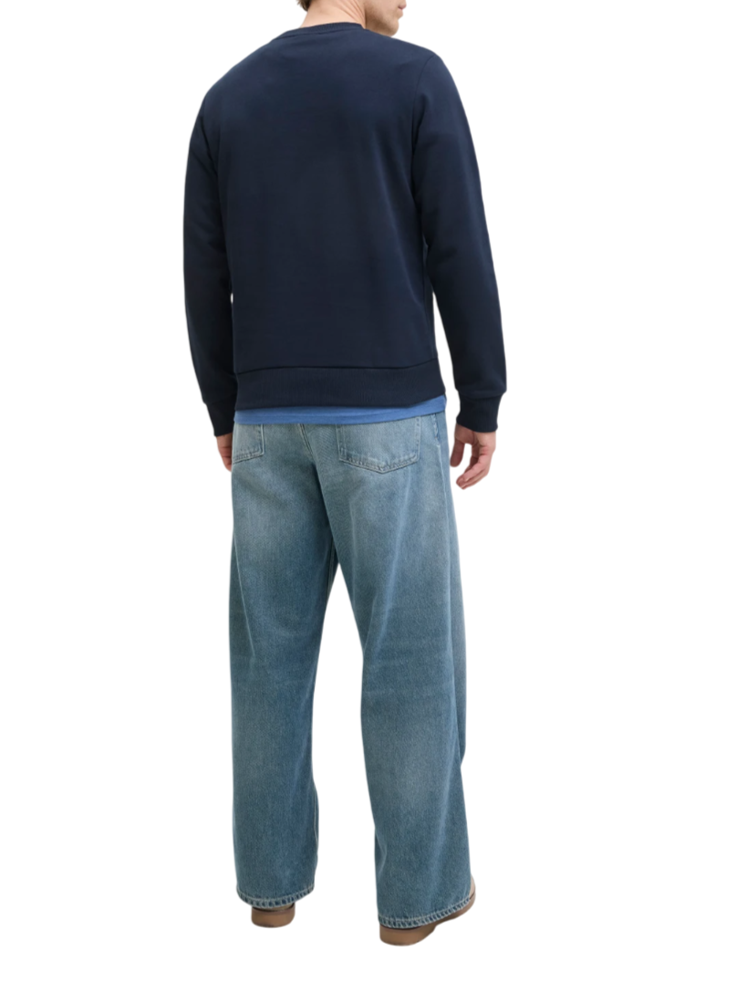 Jack&Jones felpa girocollo uomo blu 12279256 SKY CAPTAIN JACK&JONES