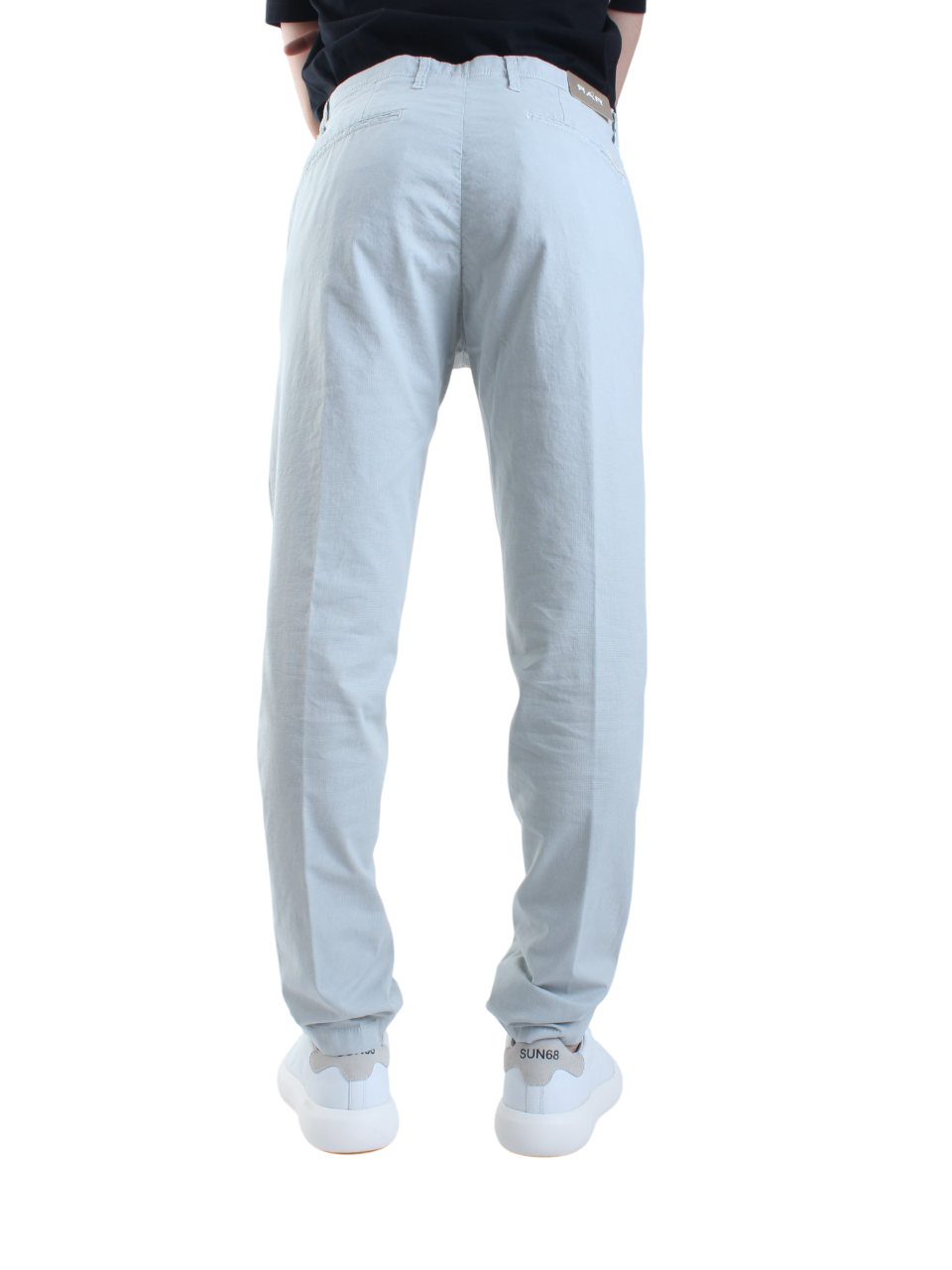 Rar pantaloni chino Cuba in cotone grigio chiaro CUBA-225017 PERLA RAR