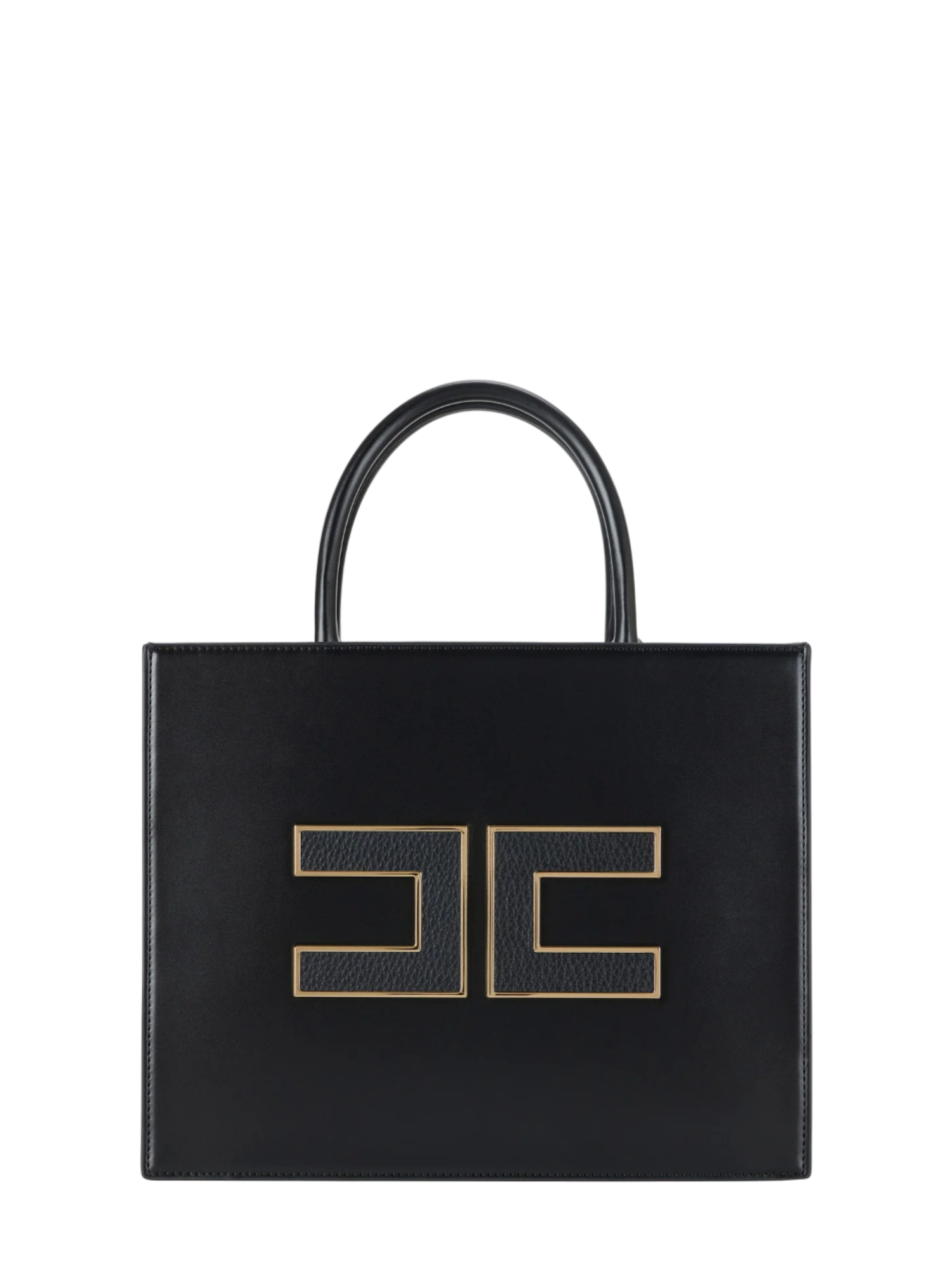 Elisabetta Franchi borsa tote in ecopelle nero BS32A56E3 110 ELISABETTA FRANCHI