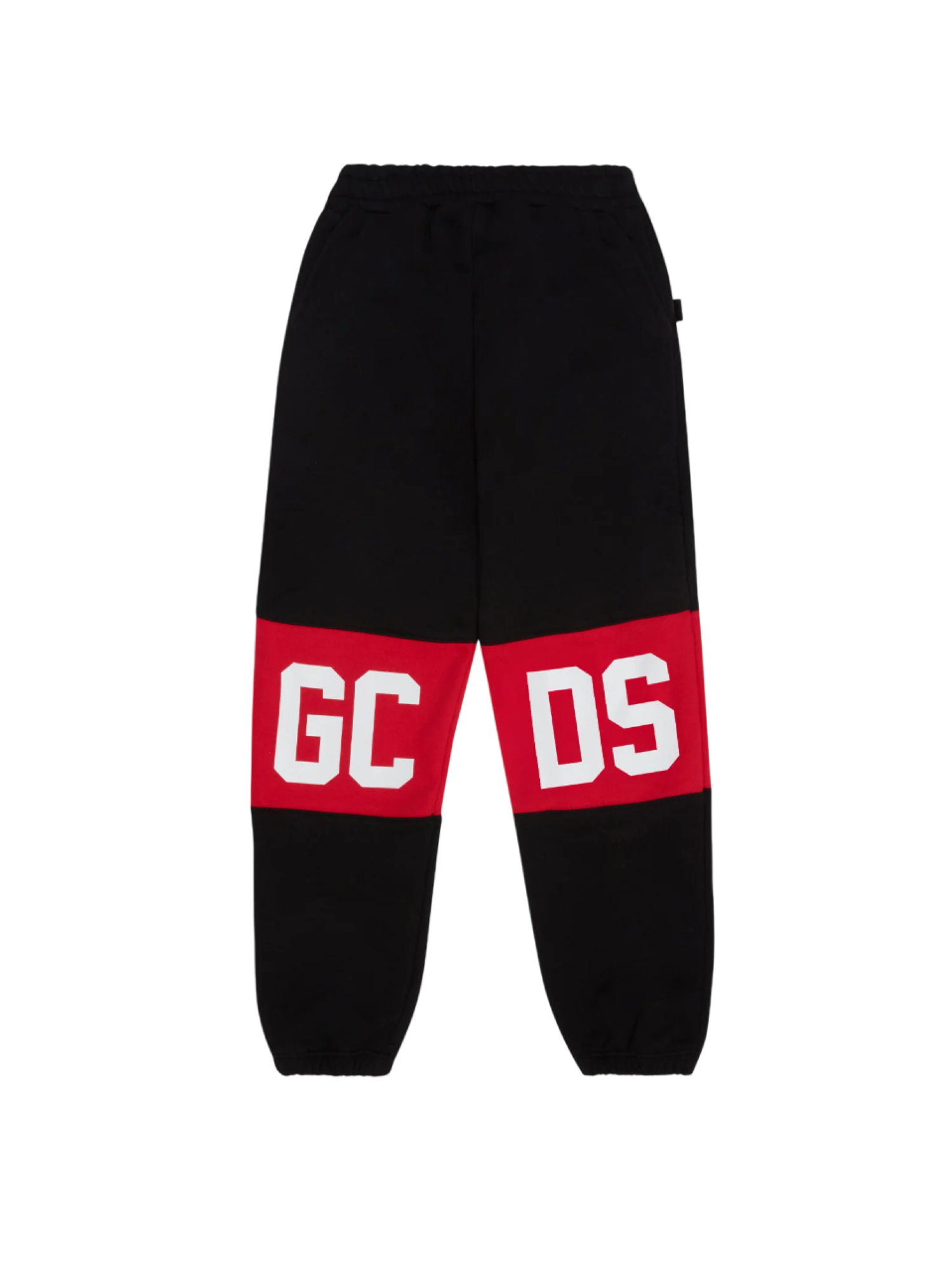 Gcds pantaloni joggers bambino con logo nero B2KU3017BA2 BLACK GCDS