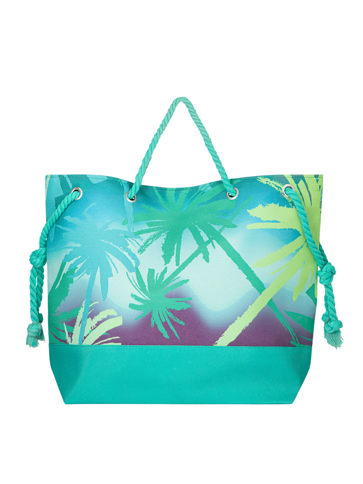 Me Fui borsa mare donna in fantasia tropicale verde MA26-SW0001 X44 ME FUI