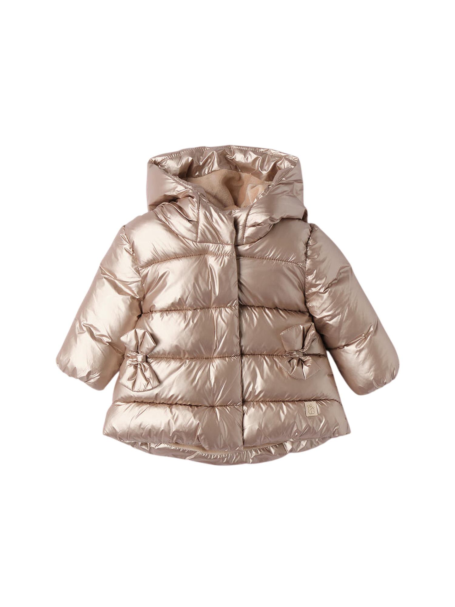 iDo piumino trapuntato lucido neonata beige 4F135 0941 iDO