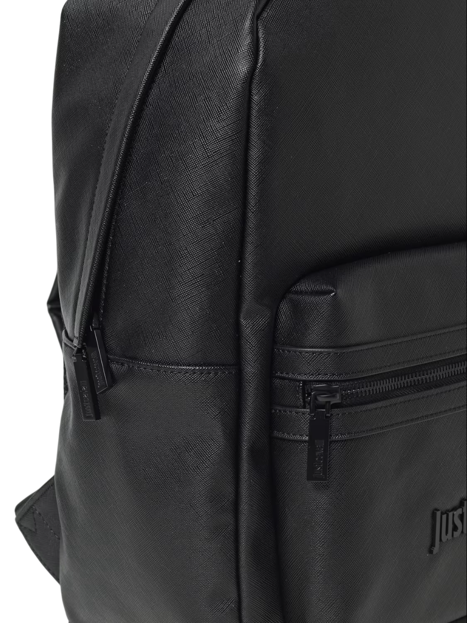 Just Cavalli zaino in ecopelle saffiano con tasca nero 78QA4B30-ZSB85 899 JUST CAVALLI