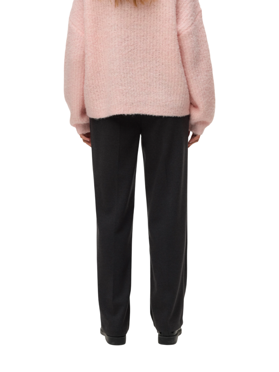 Vero Moda pantaloni gamba larga grigio 10334118 DARK GREY MELANGE VERO MODA