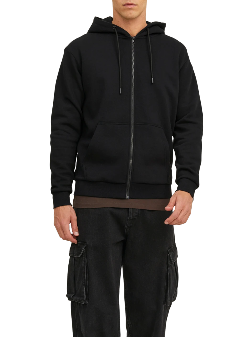 JACK&JONES Felpa Uomo NERO 12249342 BLACK JACK&JONES