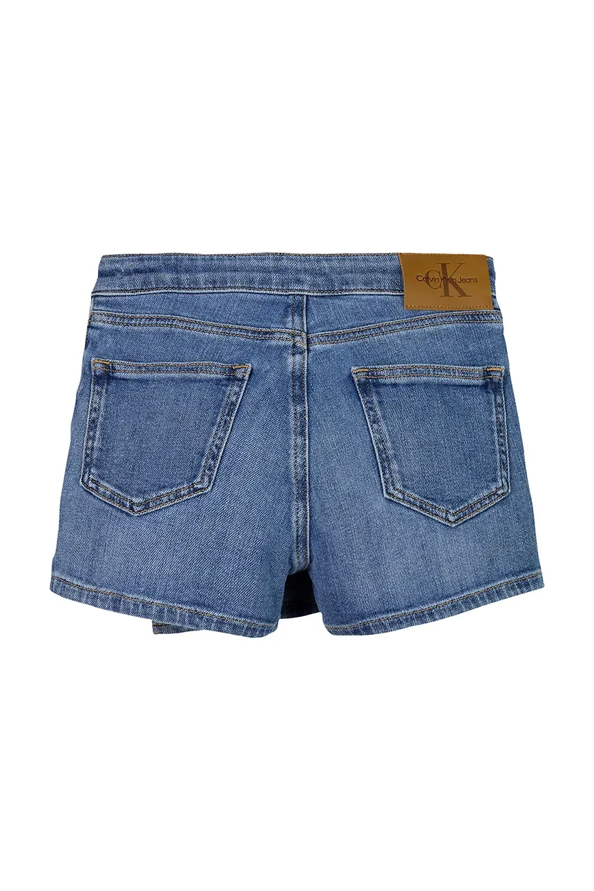 Calvin Klein Jeans gonna pantalone corta in denim lavaggio blu IG0IG02887 1A4 Calvin Klein Jeans