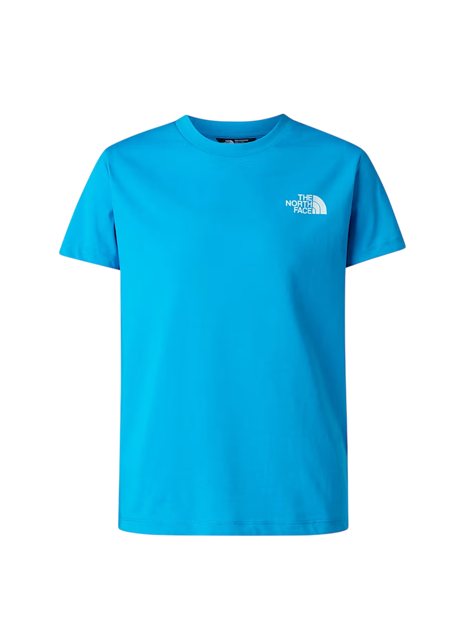 The North Face T-shirt manica corta bambino turchese NF0A8EFN D7R1 THE NORTH FACE