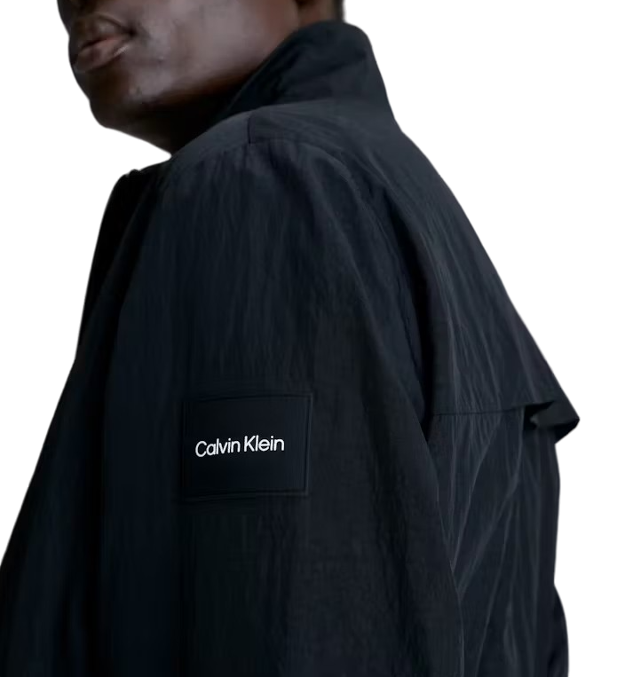 Calvin Klein giubbino leggero in nylon increspato nero K10K111441 BEH Calvin Klein