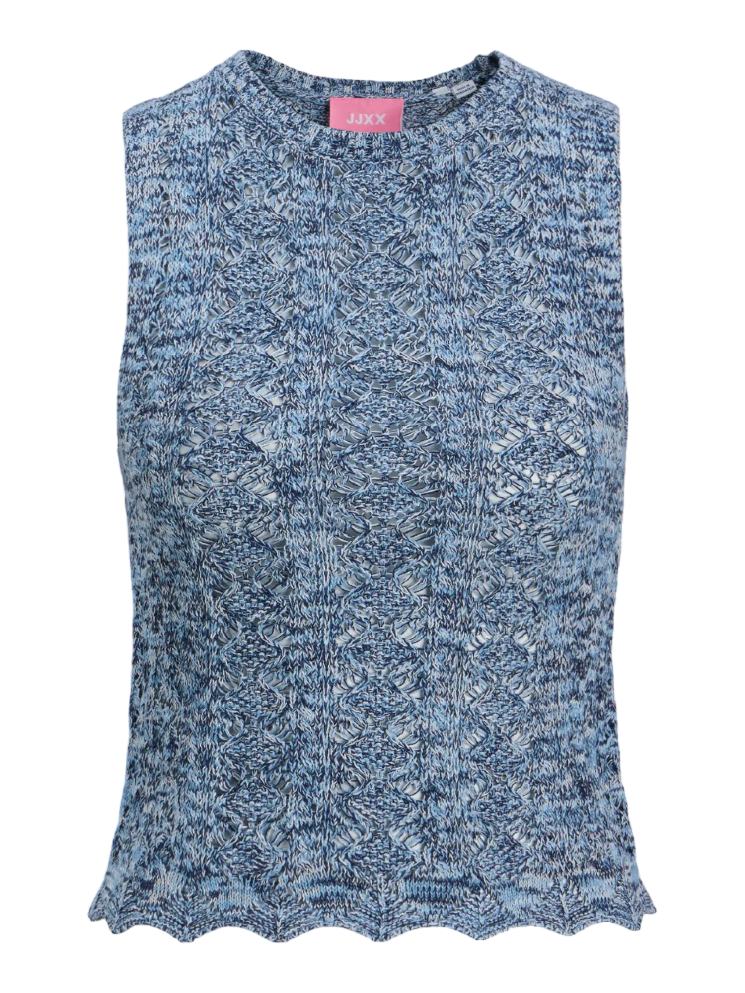 Jjxx top in maglia crochet blu 12255157 NAVAL ACADEMY JJXX