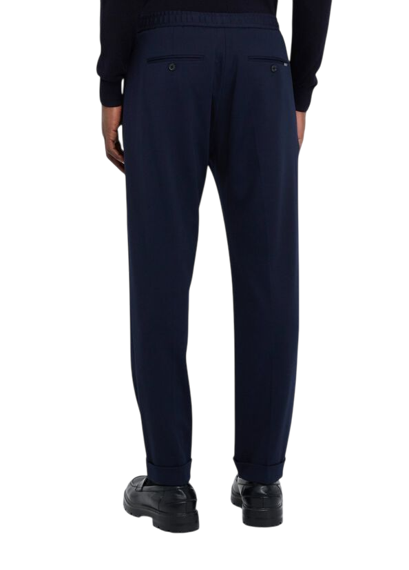 Liu Jo pantaloni joggers uomo con coulisse blu QXX081J4776 94013 LIU JO