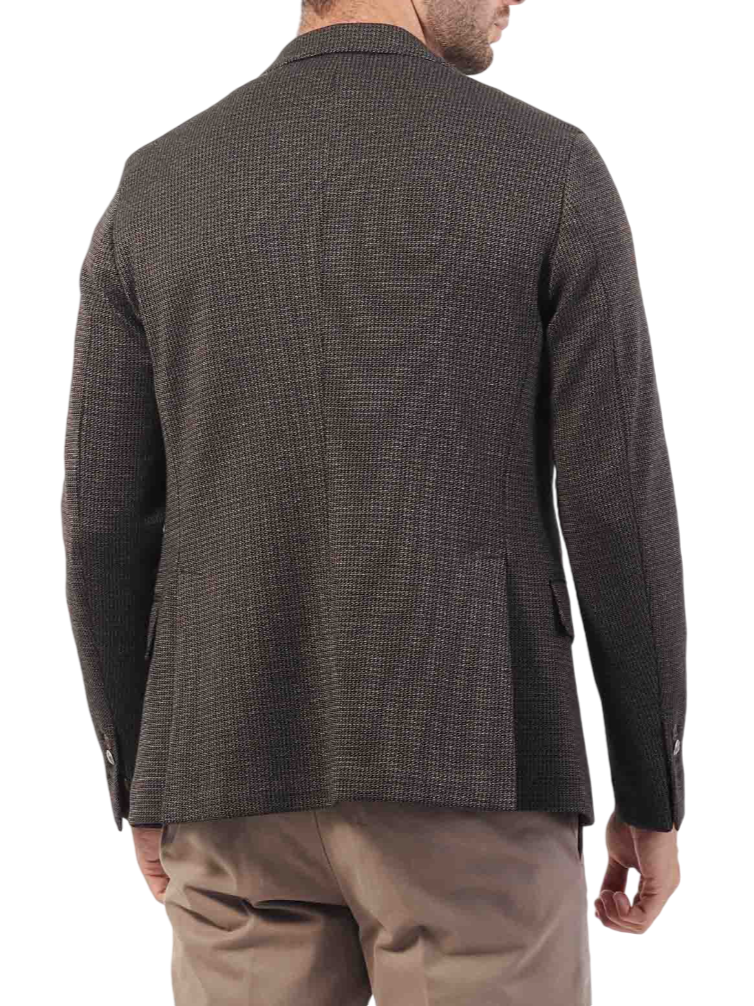 Mulish giacca monopetto con motivo Pied de poule beige ERACLE-GKS990 MORO MULISH
