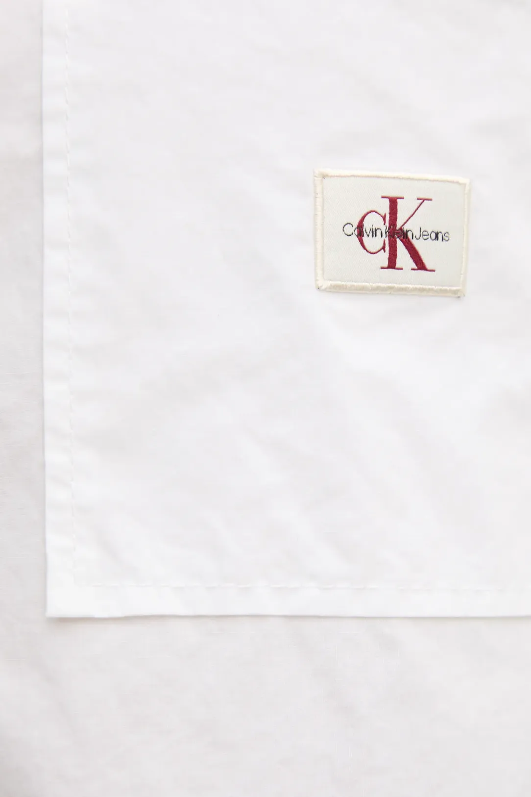 Calvin Klein Jeans camicia crop manica lunga bianco J20J225078 YAF Calvin Klein Jeans