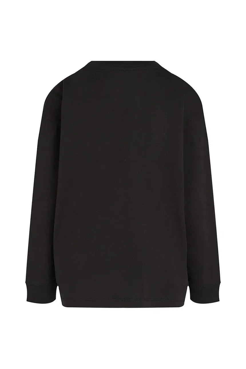 Calvin Klein Jeans T-shirt manica lunga taglio relaxed nero IB0IB02354 BEH Calvin Klein Jeans