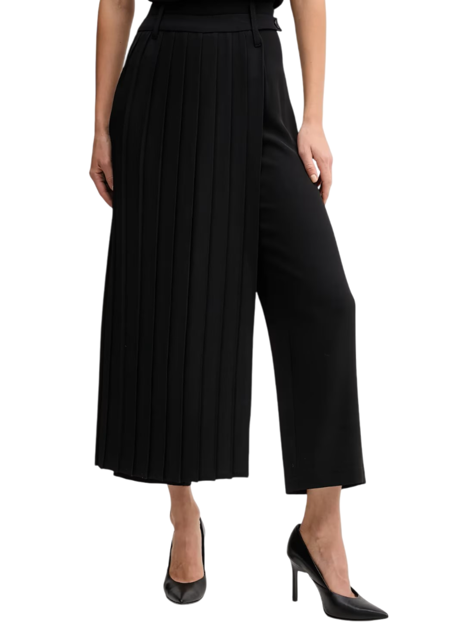 Sandro Ferrone pantaloni plissè donna nero S32YBFMOLTO NERO Sandro FERRONE