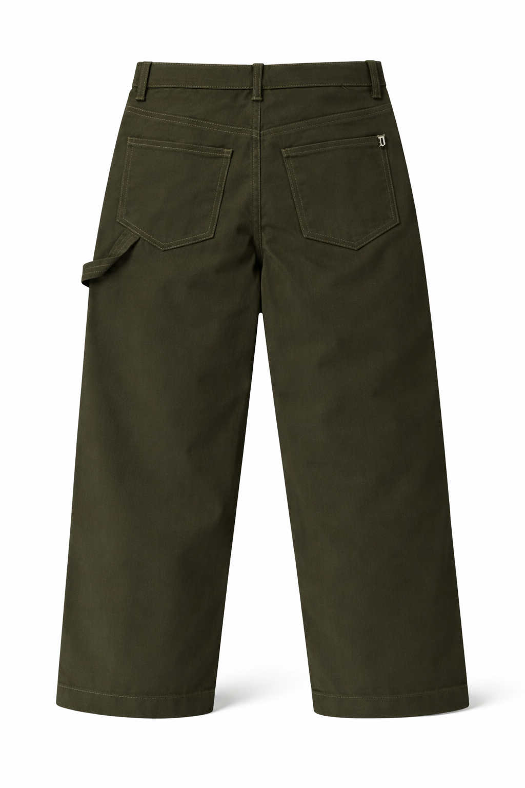 Dondup pantaloni bambino gamba dritta verde militare DMPA1810CE039 1004 DONDUP