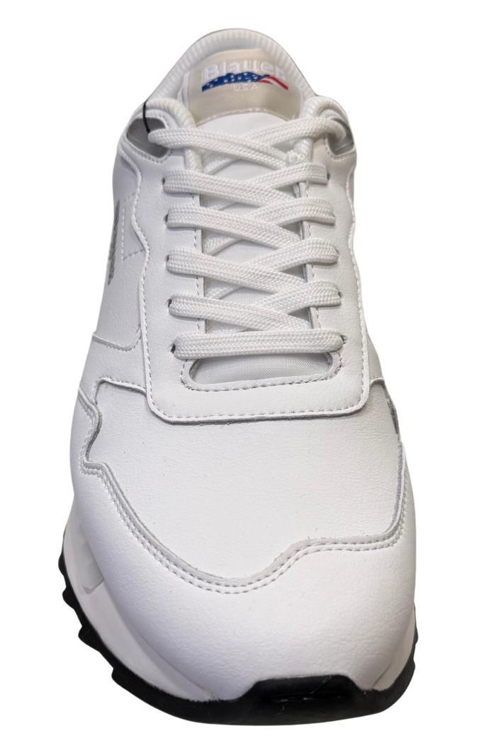 Blauer sneakers Ryder uomo in pelle bianco F5RYDER01-LEA WHI BLAUER