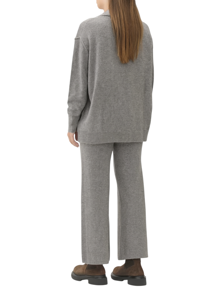 Haveone completo in maglia scollo V grigio HNC-P002 GRIGIO HAVEONE