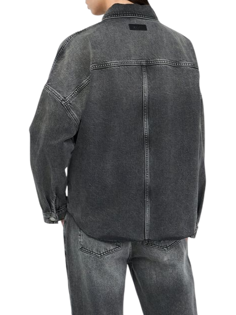 Liu Jo giubbino in denim con applicazioni gioiello lavaggio nero UF5111D4854 87455 LIU JO