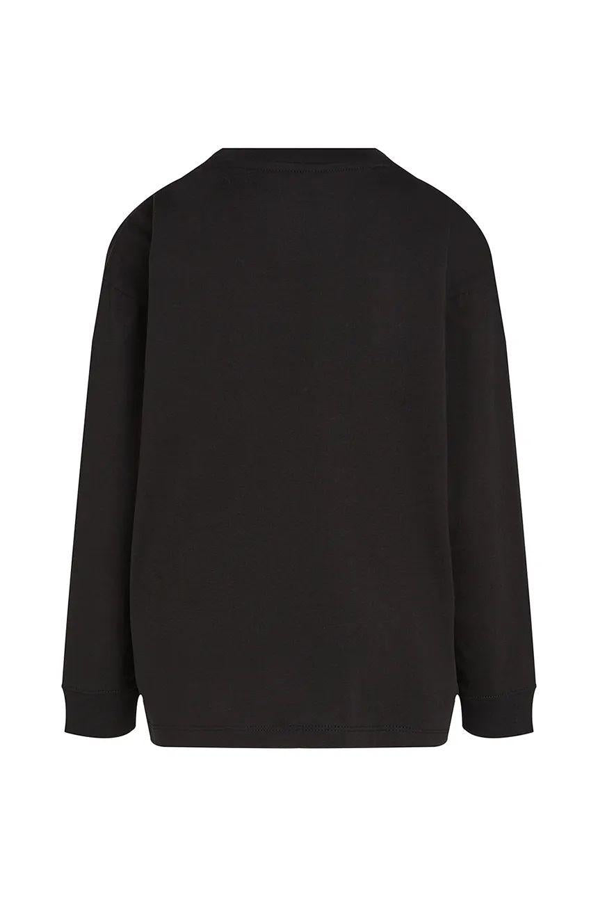 Calvin Klein Jeans T-shirt manica lunga taglio relaxed nero IB0IB02354 BEH Calvin Klein Jeans