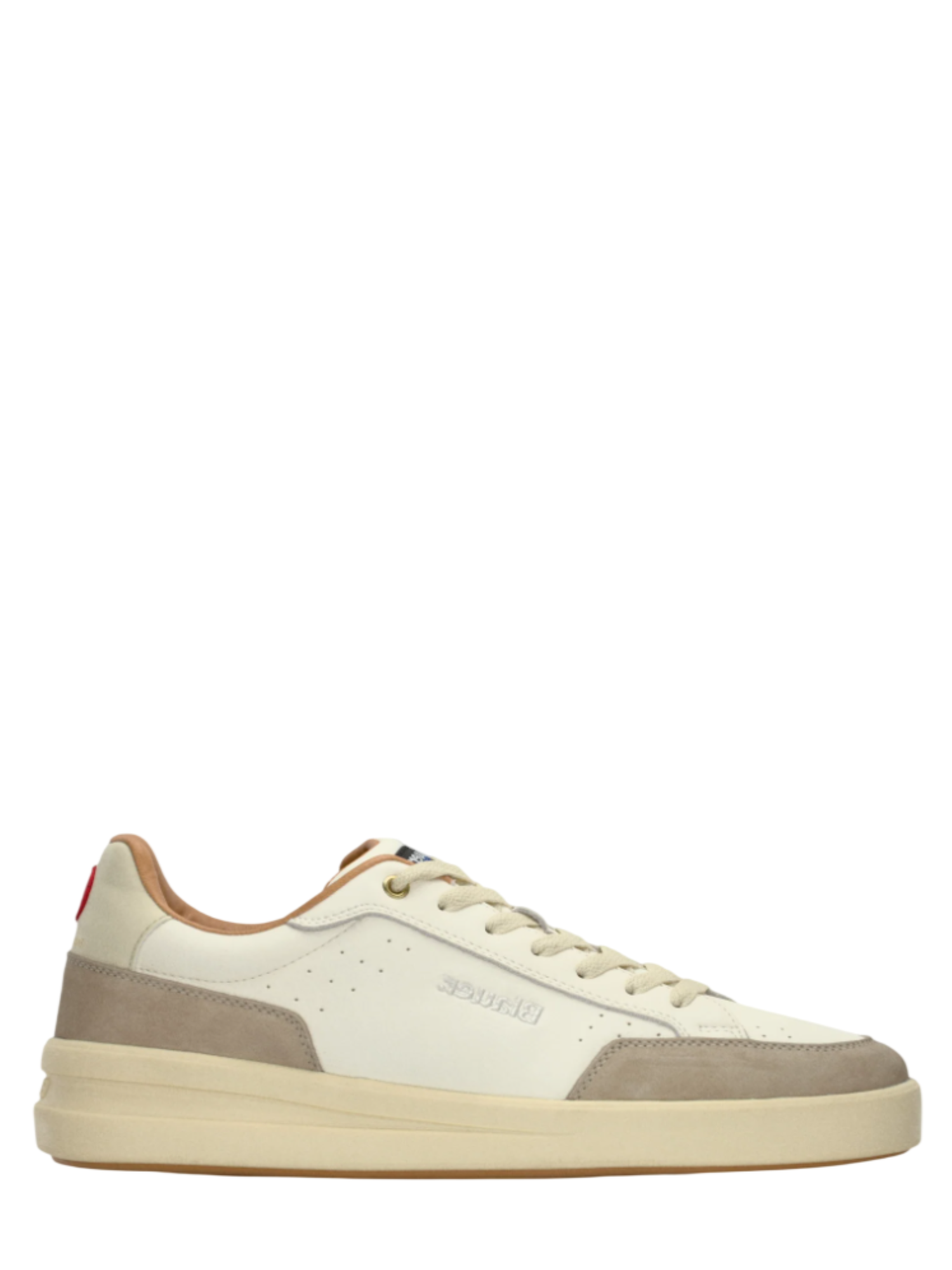 Blauer sneakers uomo Kyoto in pelle e suede panna beige S6KYOTO01-LEC CRE BLAUER