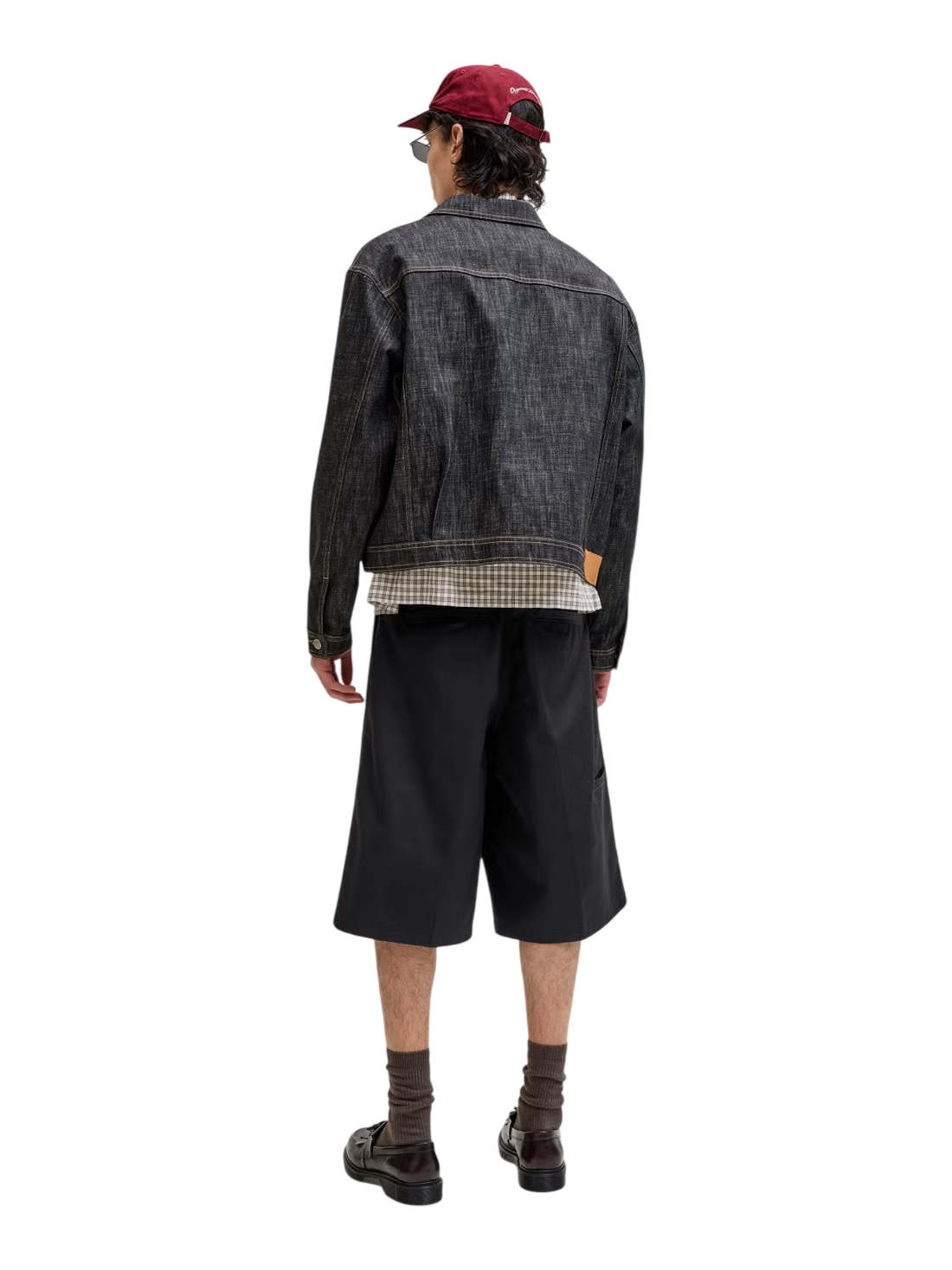 Jack&Jones bermuda uomo baggy nero 12277374 BLACK JACK&JONES