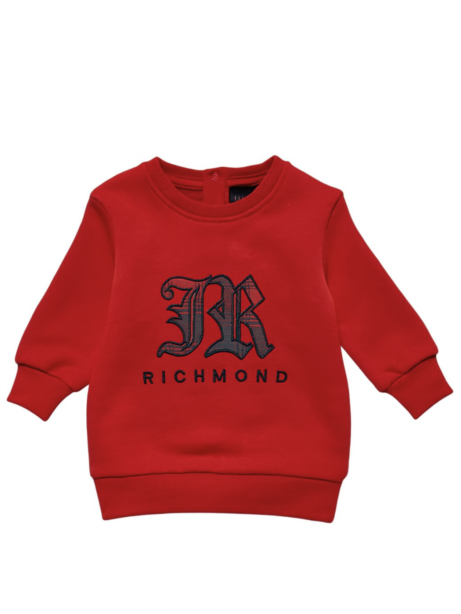 John Richmond felpa neonato Krofon con logo rosso RIA25034FE CHERRY BARBADOS John RICHMOND