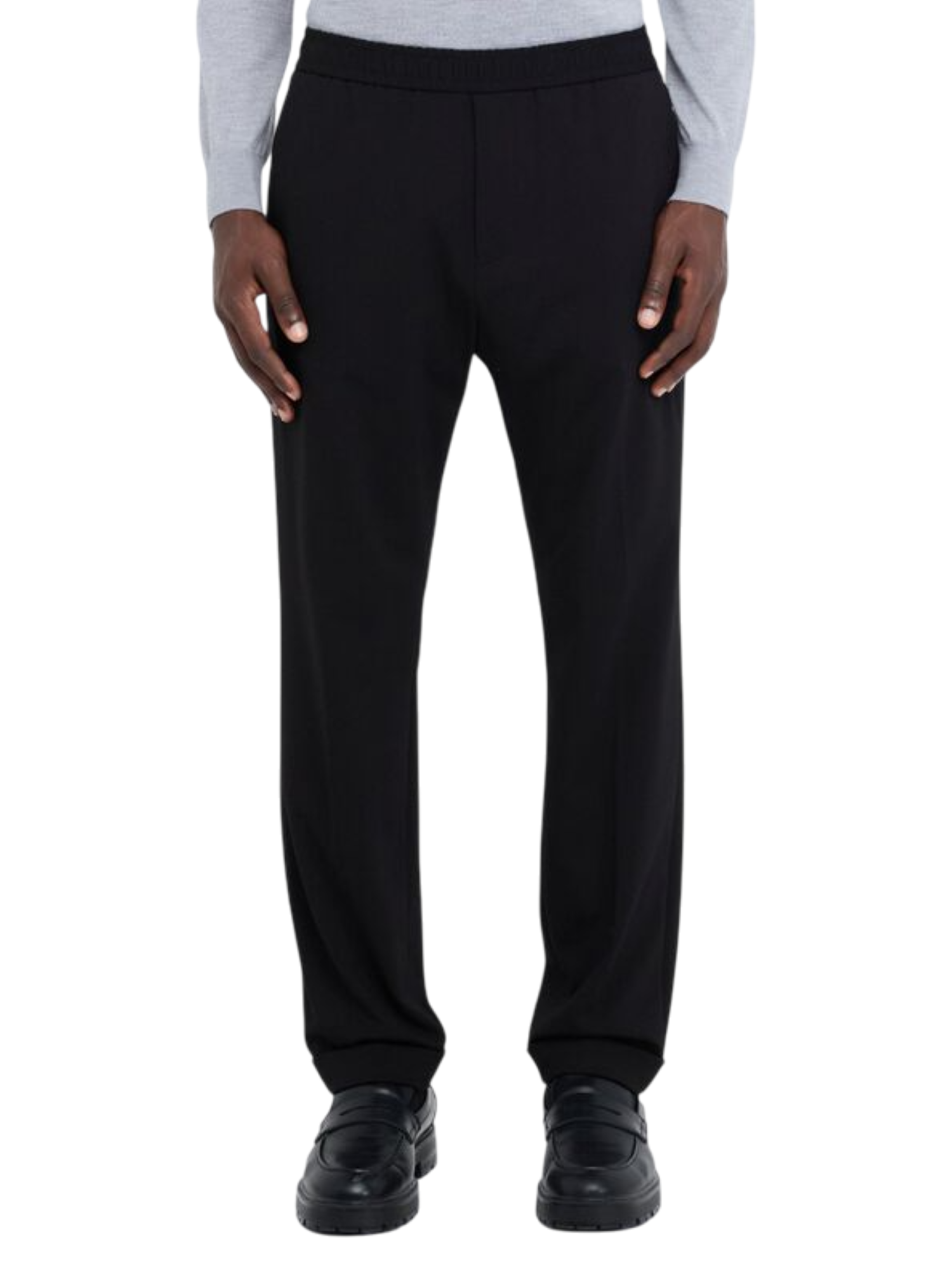 Liu Jo pantaloni joggers uomo con coulisse nero QXX081J4776 22222 LIU JO