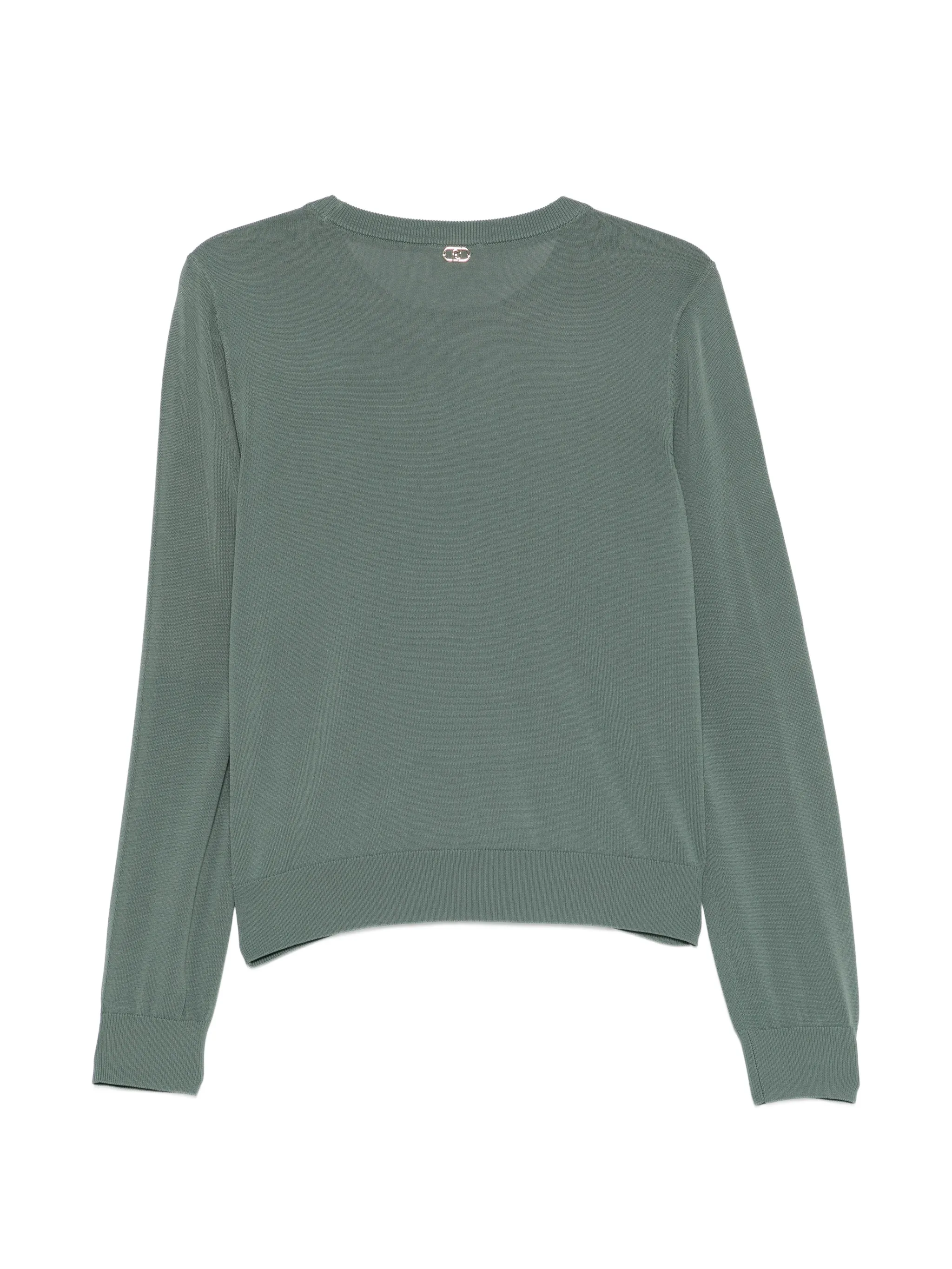 Liu Jo maglia donna con applicazioni gioiello verde salvia TA6043MS014 76009 LIU JO