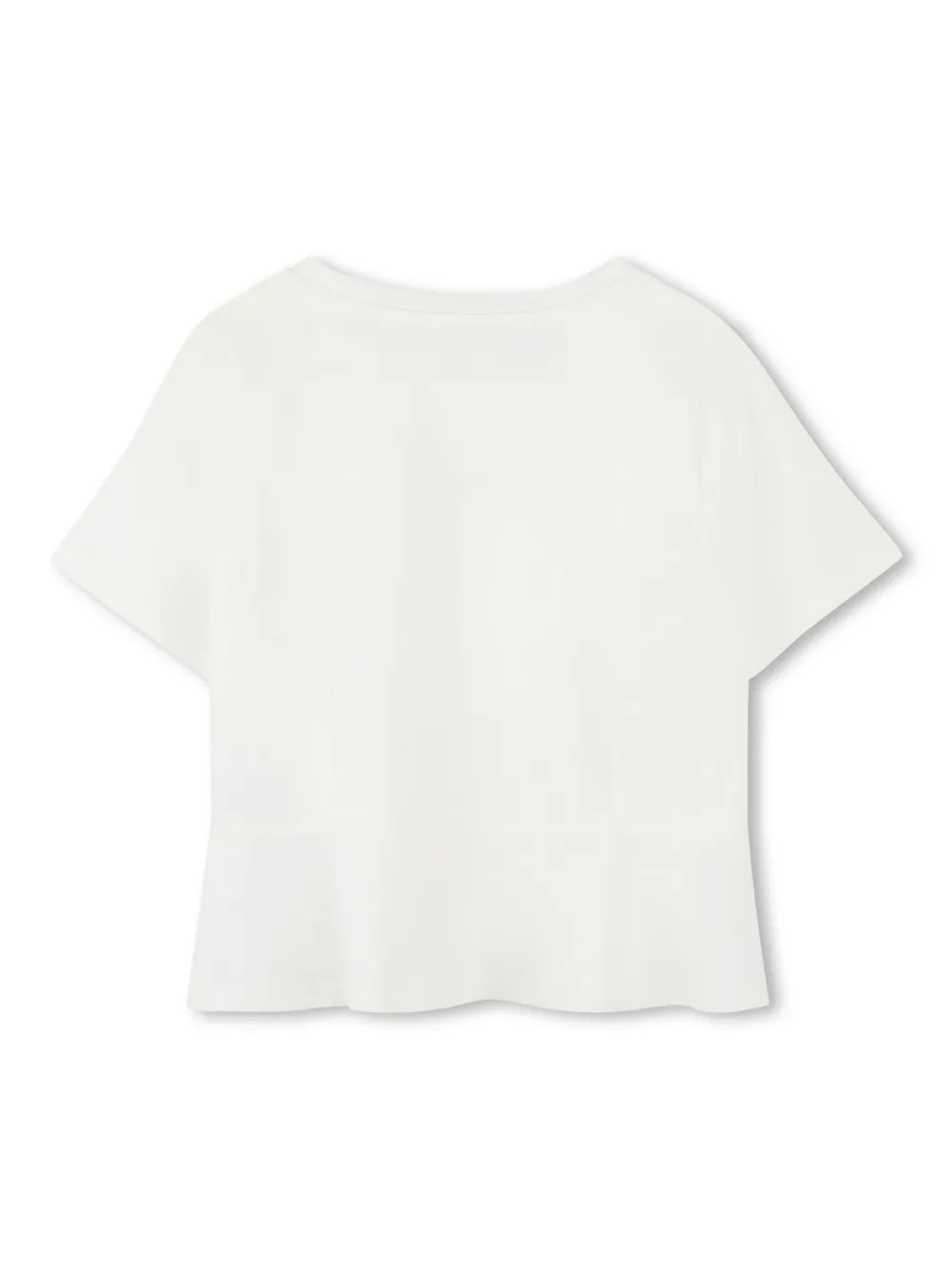Michael Kors T-shirt manica corta con logo borchiato bianco latte R30321 BIANCO SPORCO MICHAEL KORS
