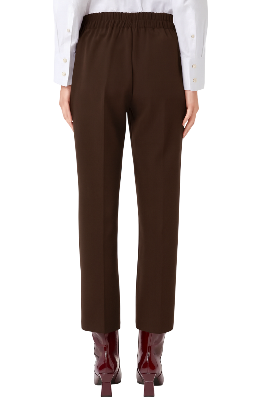 Sandro Ferrone pantaloni slim in tessuto tecnico marrone S39YBFBACIOTEC MORO Sandro FERRONE