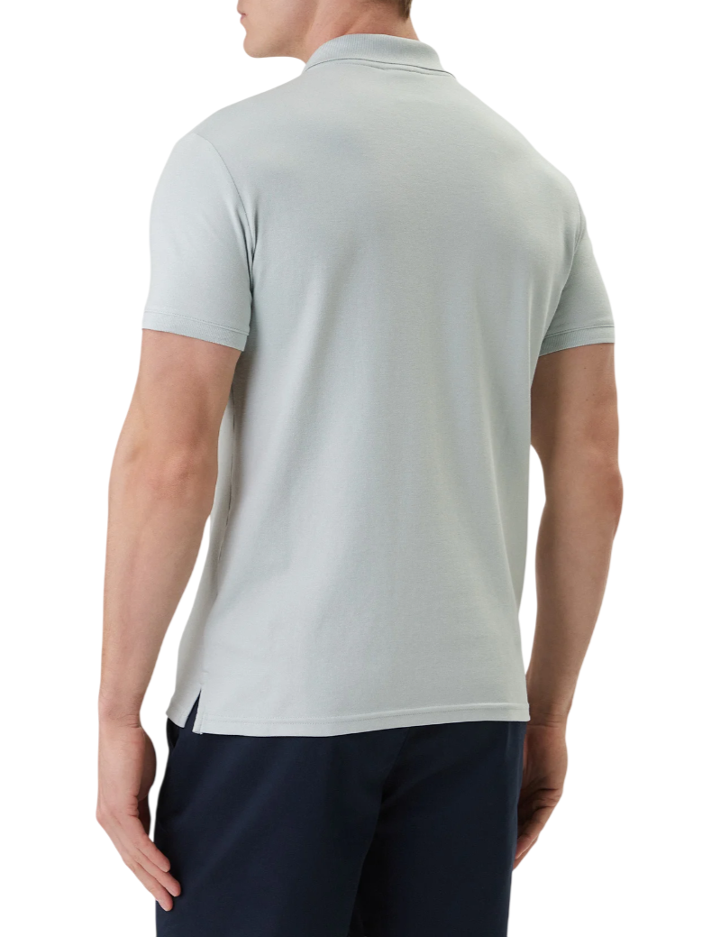Calvin Klein polo uomo manica corta slim verde acqua LV04LC254G 3Q0 Calvin Klein