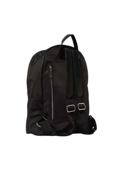 GCDS zaino bambino in nylon con logo nero GCKB100-462 BLACK-WHITE-RED GCDS