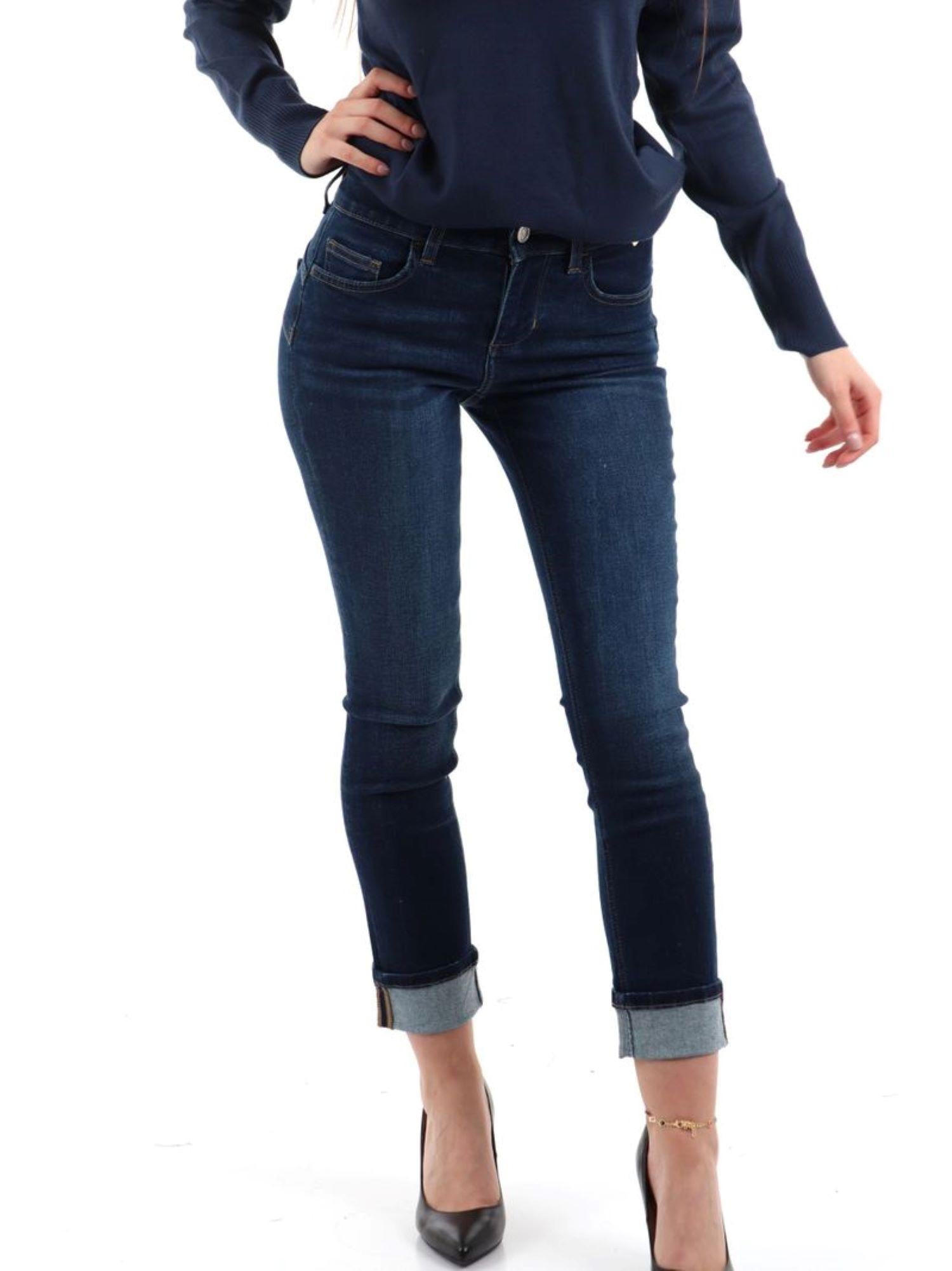 Liu Jo jeans Monroe skinny lavaggio blu scuro UF5006D4797 78927 LIU JO