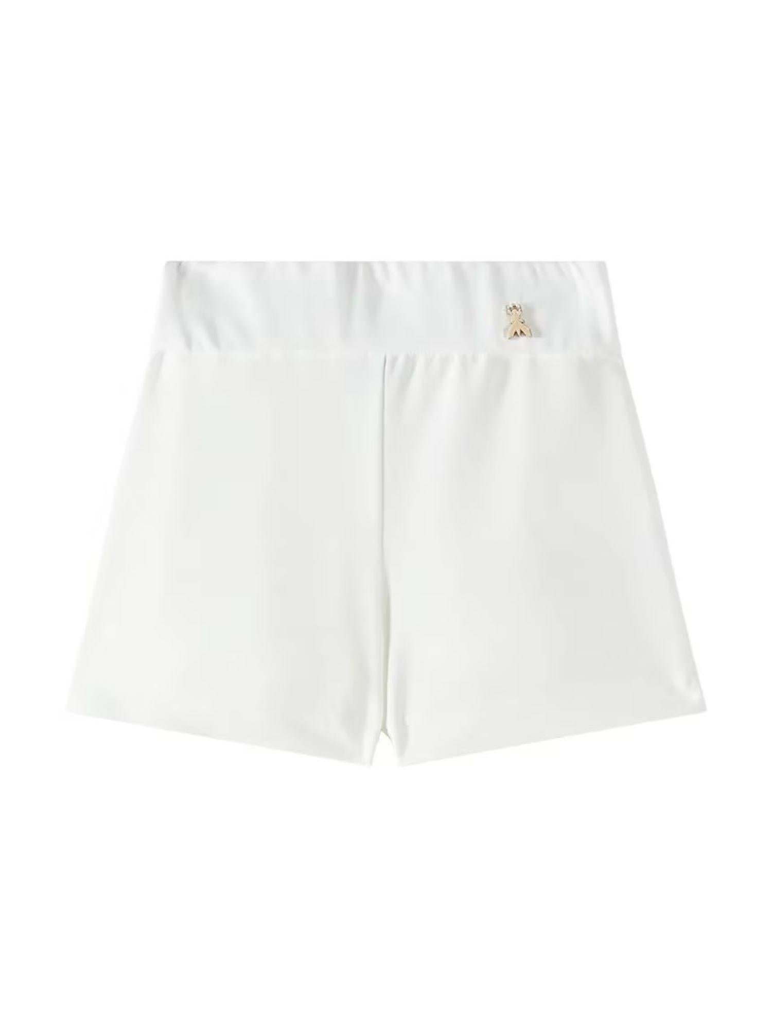 Patrizia Pepe shorts bambina in tessuto crepe panna 7P1325-A555 W146 PATRIZIA PEPE