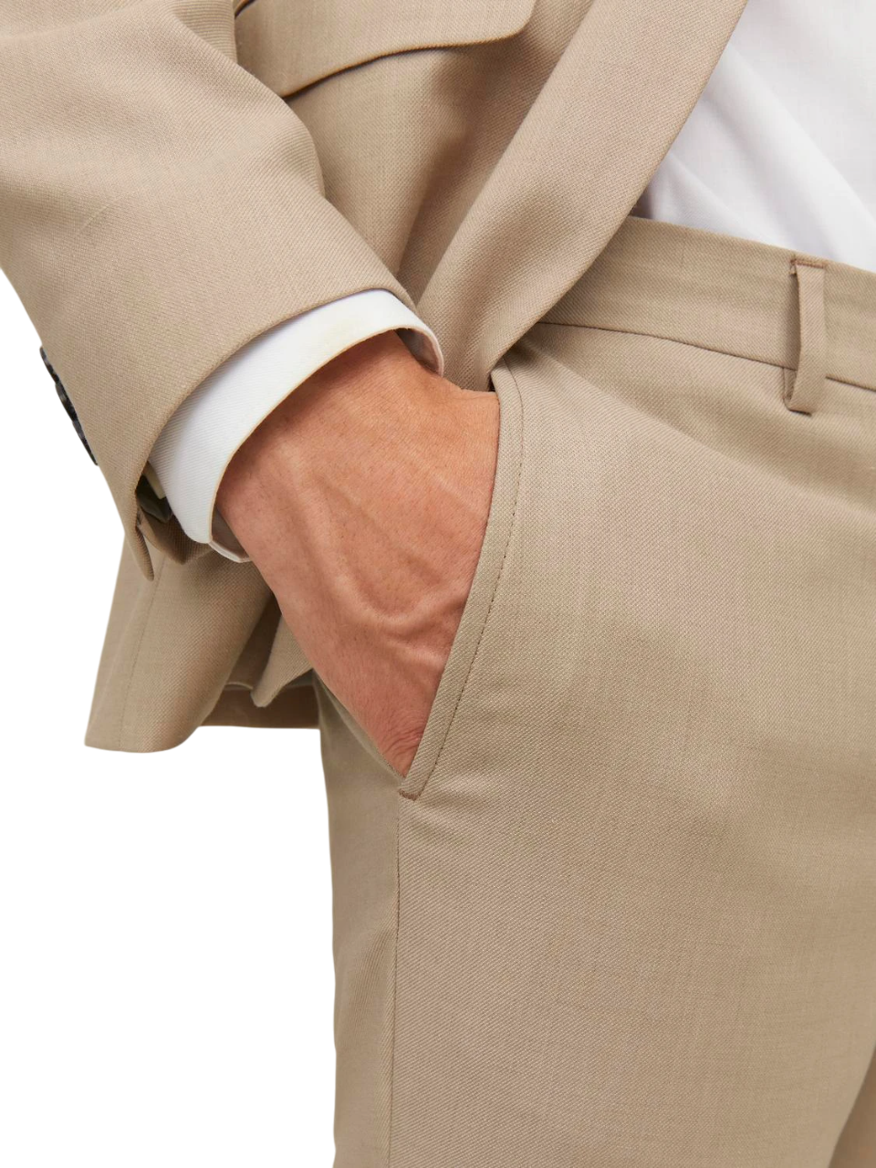 Jack&Jones pantaloni Solaris slim fit beige 12141112 PURE CASHMERE JACK&JONES