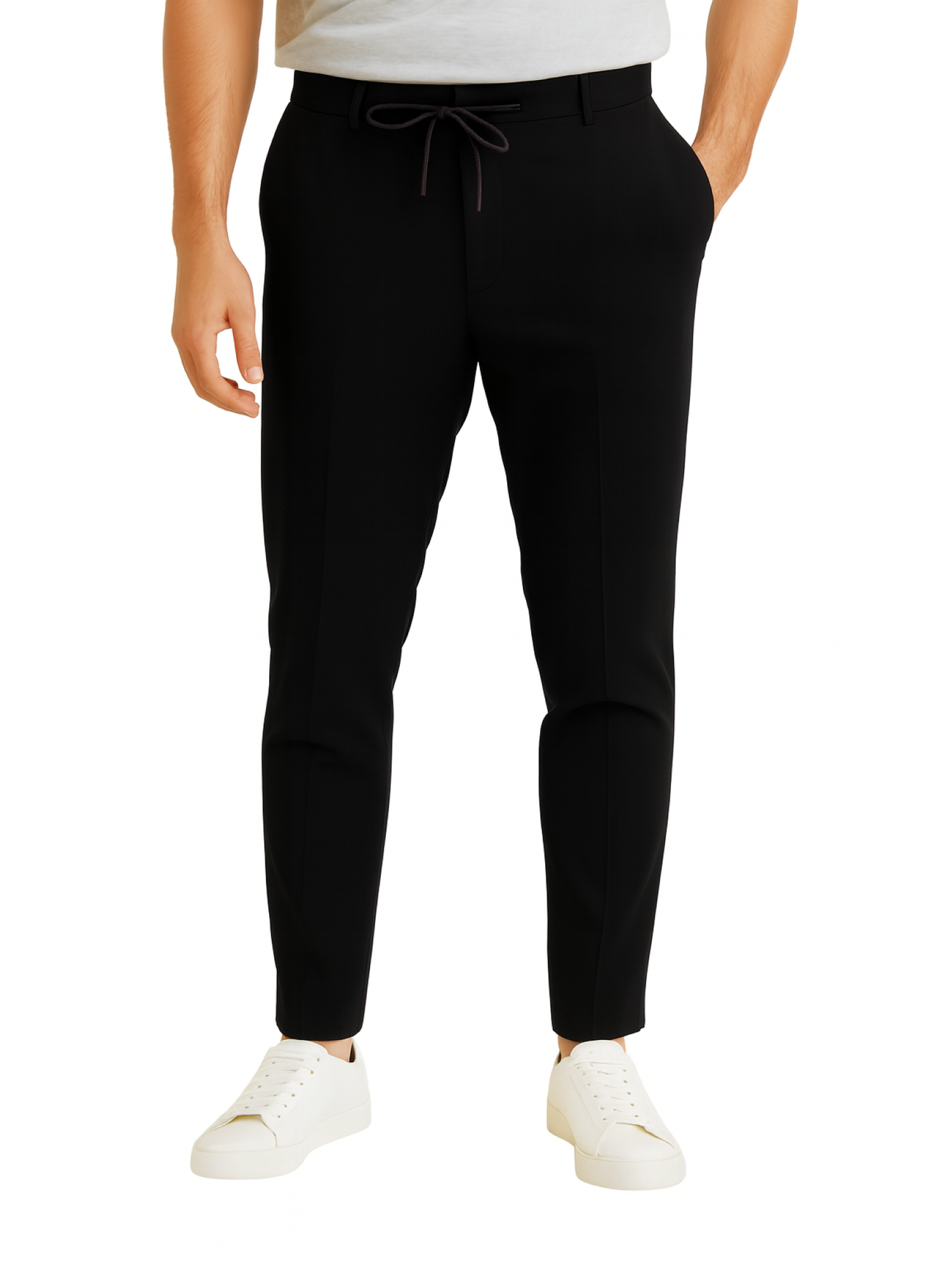Rar pantaloni uomo slim Brando nero BRANDO-126032 NERO RAR