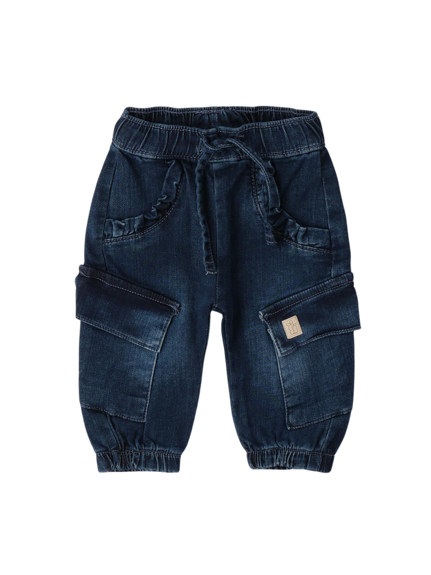 iDo jeans cargo neonato lavaggio blu 4F112 7450 iDO