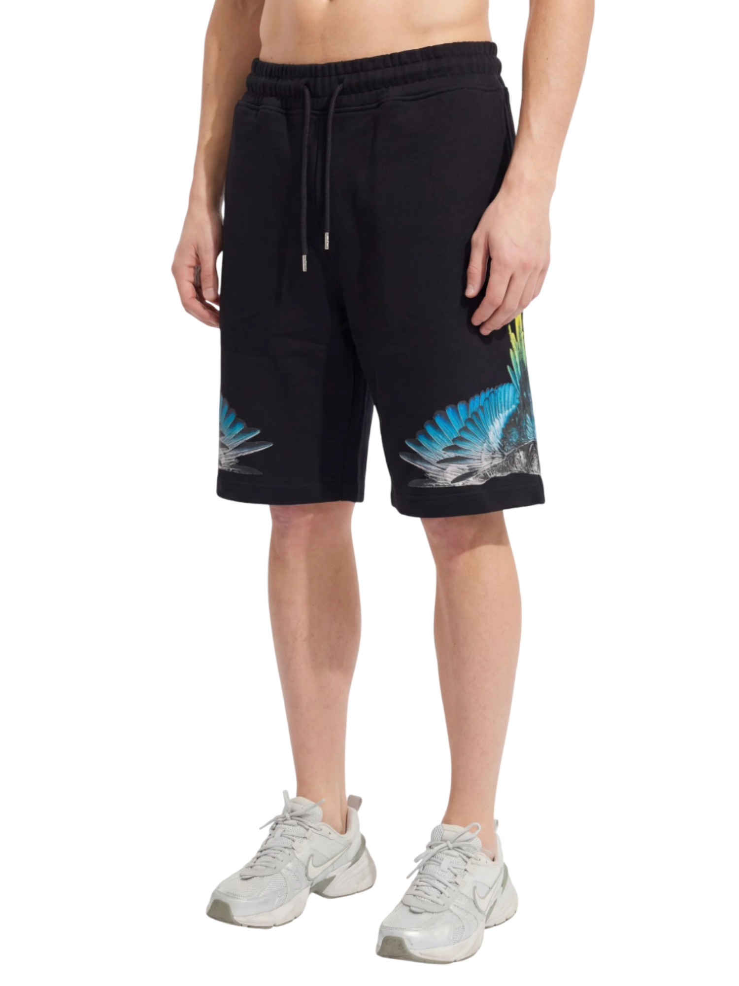 County of Milan bermuda uomo con stampa iconica nero CMMABE026 110 COUNTY OF MILAN