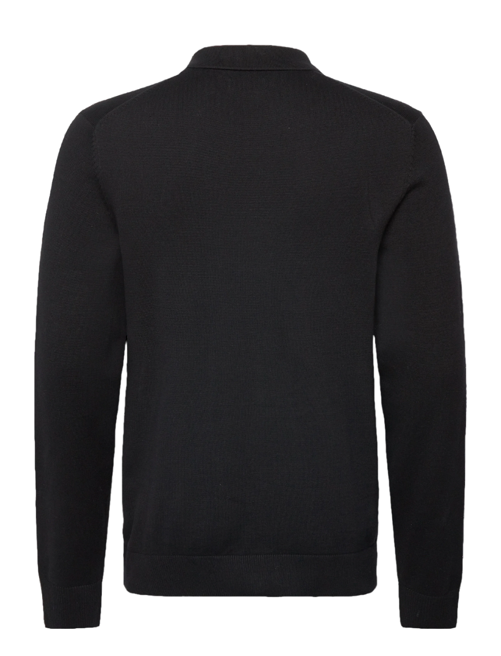 Jack&Jones polo in maglia Fred nero 12258582 BLACK JACK&JONES