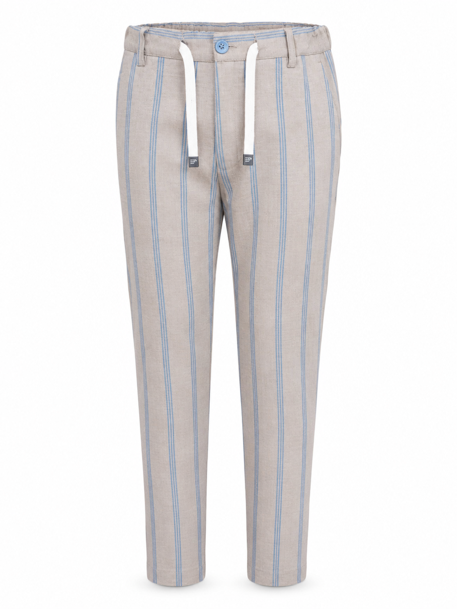 Emanuel Pris pantaloni bambino slim fantasia gessata beige EPT6287B RIGO CORDA-DENIM EMANUEL PRIS